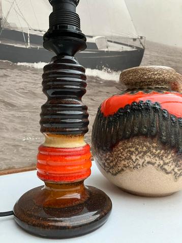 Vintage keramiek lampenvoet West Germany beschikbaar voor biedingen