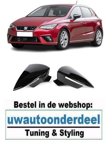 Spiegelkap Spiegelkappen Glans Zwart Cupra FR Look Voor Seat beschikbaar voor biedingen