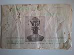 Brochure gasmasker type L.702 WOII burgers België, Ophalen of Verzenden