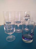 Lot de verres avec logos, Collections, Enlèvement ou Envoi