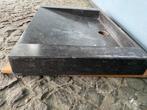 Lavabo blauwe steen, Doe-het-zelf en Bouw, Sanitair, Ophalen, Gebruikt, Steen, Wastafel