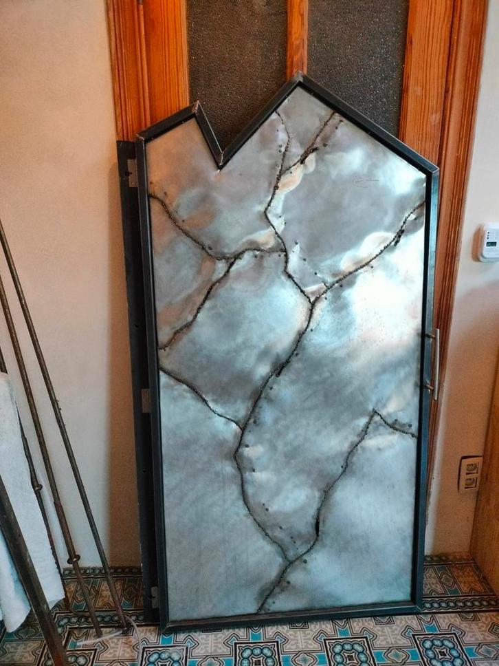 Deuren 2 design staal, Doe-het-zelf en Bouw, Deuren en Vliegenramen, Gebruikt, Ophalen