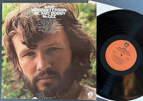 KRIS KRISTOFFERSON - Me and Bobby McGee ( LP; NMINT ), Cd's en Dvd's, Vinyl | Rock, Zo goed als nieuw, Singer-songwriter, 12 inch