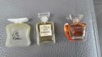 3 miniatures flacons de parfum pleins, Verzamelen, Parfumverzamelingen, Gebruikt, Ophalen of Verzenden, Miniatuur