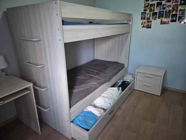 Stapelbed met lade, Kinderen en Baby's, Kinderkamer | Stapelbedden en Hoogslapers, Stapelbed, Ophalen