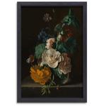 Nature morte aux fleurs avec rose trémière et souci - Jan va, Maison & Meubles, Accessoires pour la Maison | Décorations murale