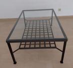 IKEA metalen woonkamertafel (glazen blad), Ophalen, Nieuw, Glas