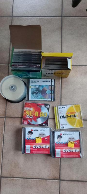 Agfaphoto et Sony DVD + RW, MAXELL CD + R et CD + RW Medion