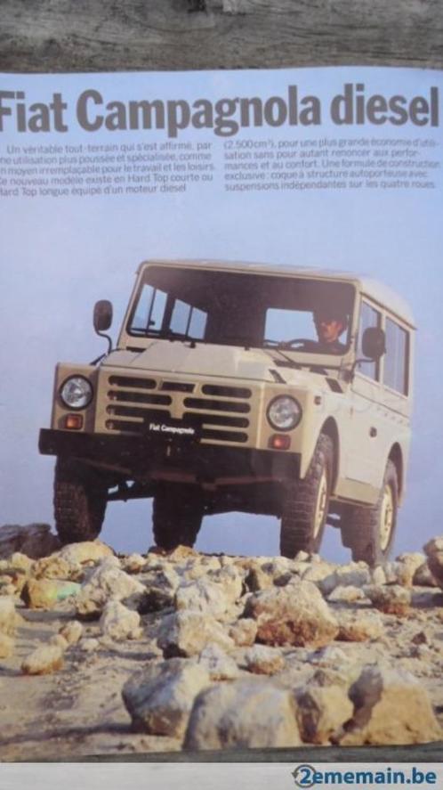 Fiat Campangnole 1987 2500D, Auto's, Fiat, Particulier, 4x4, Benzine, SUV of Terreinwagen, 3 deurs, Handgeschakeld, Beige, Zwart