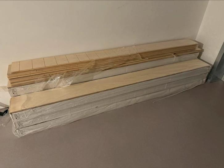 Vineerparket specie eucalyptus + ondervloerplaten CoPro 10db, Doe-het-zelf en Bouw, Hout en Planken, Nieuw, Plank, Eiken, 200 tot 250 cm