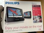 Philips lcd dubbele draagbare dvd speler, Audio, Tv en Foto, DVD spelers, Ophalen, Zo goed als nieuw, Dvd-speler, Philips