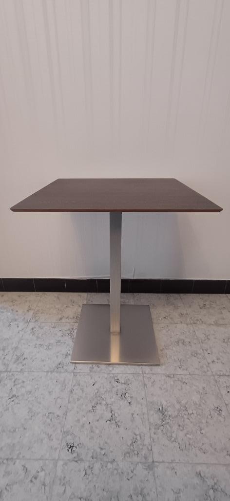 bijzettafel bistrotafel, Huis en Inrichting, Tafels | Bijzettafels, Gebruikt, Vierkant, 60 cm of meer, 55 tot 75 cm, Ophalen