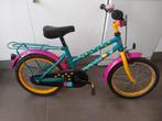 Superleuk kinderfietsje 16 inch (geel, roze, groen), Ophalen, Zo goed als nieuw, 16 tot 20 inch, Winnie the pooh