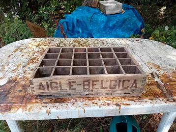 Oude  houten bierbak brouwerij Aigle Belgica Gent Brugge, Enlèvement ou Envoi