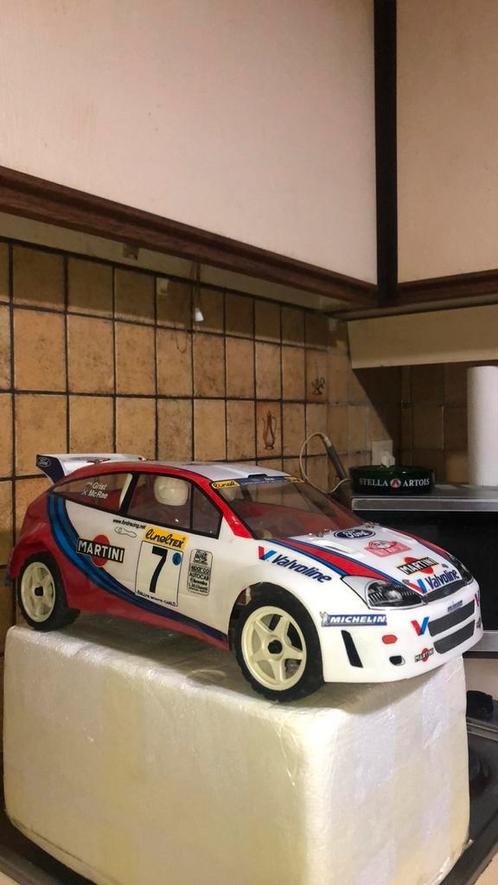 RC Kyosho Ford Focus MC RAE 4WD 91, Hobby en Vrije tijd, Modelbouw | Radiografisch | Auto's, Gebruikt, Auto onroad, Elektro, Schaal 1:10