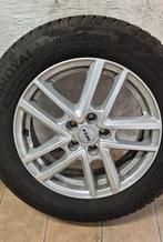 Jeu de 4 pneus hiver sur jantes alu Rial, Auto-onderdelen, Banden en Velgen, Ophalen, Winterbanden, Band(en)