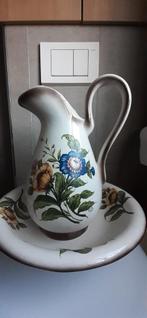 vintage waterkan en schaal, Ophalen of Verzenden
