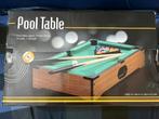 Mini Pooltafel Set - in Doos, Sport en Fitness, Verzenden, Zo goed als nieuw, Pooltafel
