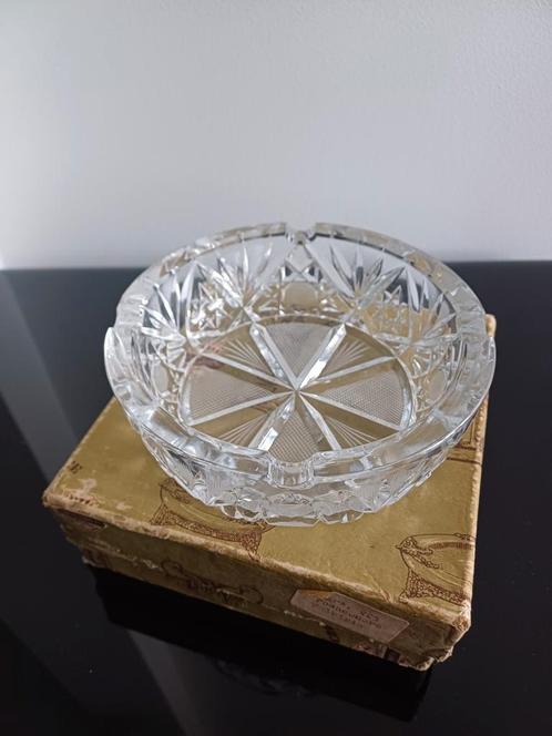 Luxe asbak gemaakt van echt kristal | Cre'art Cristallerie, Antiek en Kunst, Antiek | Glaswerk en Kristal, Ophalen of Verzenden