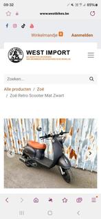 Brommer zoe tekoop , mat zwart 340km zo goed als nieuw, Fietsen en Brommers, Ophalen, Zo goed als nieuw