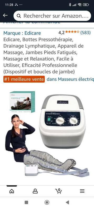 Appareil de massage jambe  beschikbaar voor biedingen