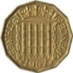 3 Pence - Elizabeth II 1967 UK, Postzegels en Munten, Munten | Europa | Niet-Euromunten, Ophalen of Verzenden, Losse munt, Overige landen