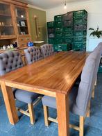 Tafel met 6 stoelen, Huis en Inrichting, Complete eetkamers, Ophalen, Zo goed als nieuw