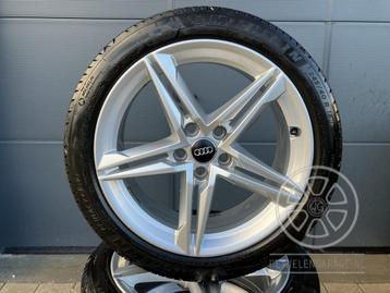 18 inch Audi A4 Velgen Origineel S-line Michelin 5x112 beschikbaar voor biedingen