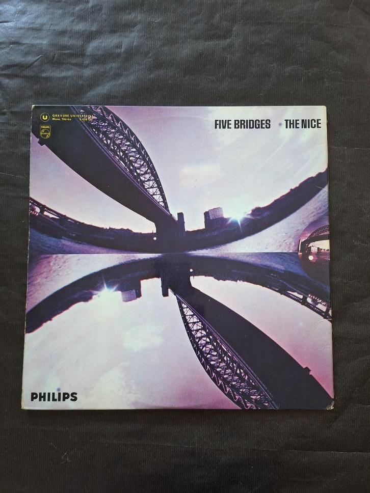THE NICE "Five Bridges" progrock LP (1970), CD & DVD, Vinyles | Rock, Utilisé, Progressif, 12 pouces, Enlèvement ou Envoi
