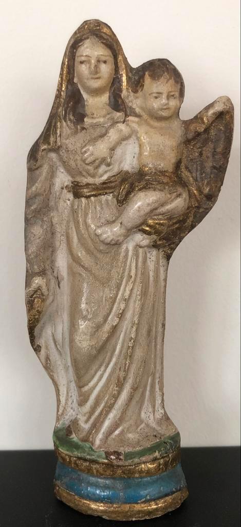 Madonna, Joseph Dewez, Namur, terracotta, 1840, Antiek en Kunst, Antiek | Religieuze voorwerpen, Ophalen of Verzenden