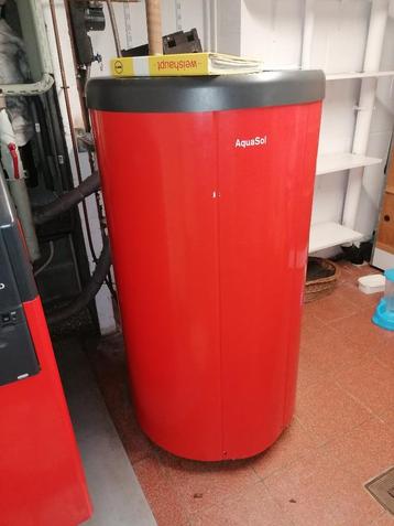 installation solaire + boiler solaire + chaudière fuel, Plus de 10 ans, Chauffe-eau, Enlèvement, Utilisé