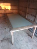 Tuintafel, Ophalen, Gebruikt, Vierkant, Hout