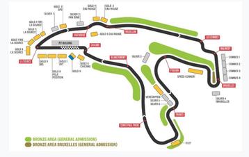 Tickets voor de F1 BRONZE Spa Grand Prix zaterdag 18.07.2026 beschikbaar voor biedingen
