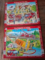 Insérez le puzzle 39 pièces et 40 pièces. Camions de pompier, Enlèvement ou Envoi, 10 à 50 pièces, Neuf, 2 à 4 ans