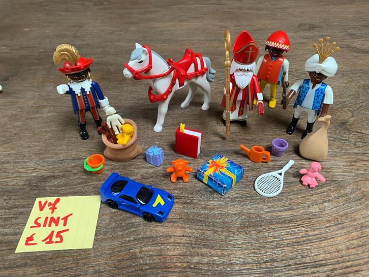 PLAYMOBIL V7: SINTERKLAAS E.A., Kinderen en Baby's, Speelgoed | Playmobil, Nieuw, Los Playmobil, Ophalen of Verzenden