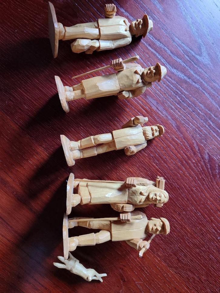 Houten figuren afkomstig van Duitsland, Antiek en Kunst, Curiosa en Brocante, Ophalen of Verzenden