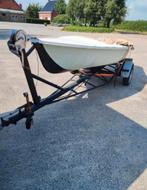 Open motorboot met stalen trailer, Watersport en Boten, Ophalen, Zo goed als nieuw