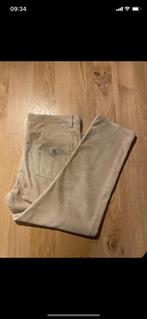 Carhartt Newel Pant - beige velours 38, Kleding | Heren, Ophalen of Verzenden, Zo goed als nieuw, Beige