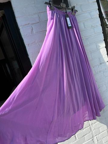 Xandres - maxi-rok paars - maat S - as new, Enlèvement ou Envoi, Taille 36 (S), Violet
