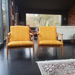 Twee vintage zeteltjes, Huis en Inrichting, Ophalen, Gebruikt, Hout, Vintage