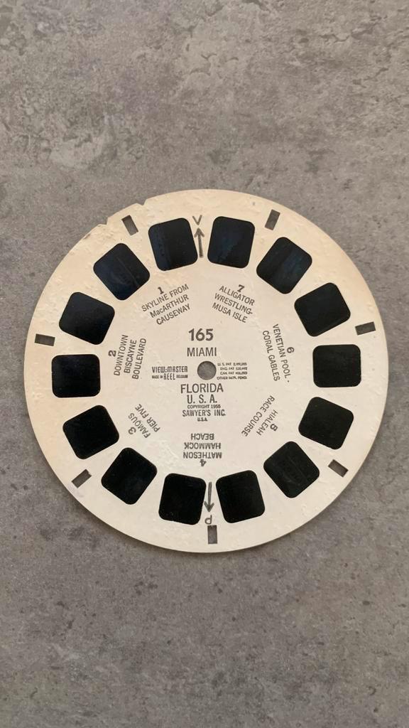 Vintage View-Master — Miami, Florida (165), Verzamelen, Speelgoed, Gebruikt, Ophalen of Verzenden