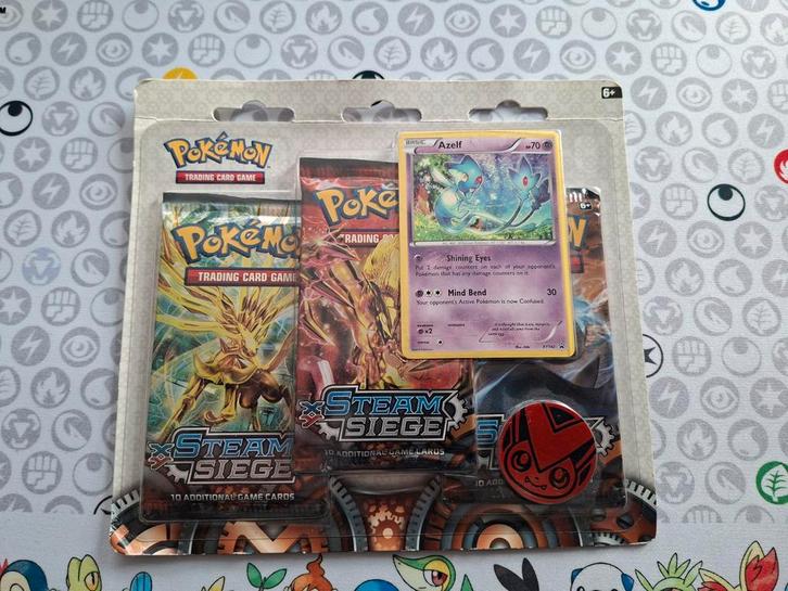 Steam Siege 3-pack blister, Hobby en Vrije tijd, Verzamelkaartspellen | Pokémon, Booster, Ophalen of Verzenden