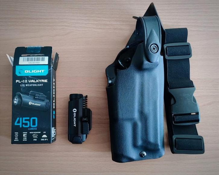 Holster TRB voor S&W mp9, inclusief lamp, Verzamelen, Militaria | Algemeen, Ophalen