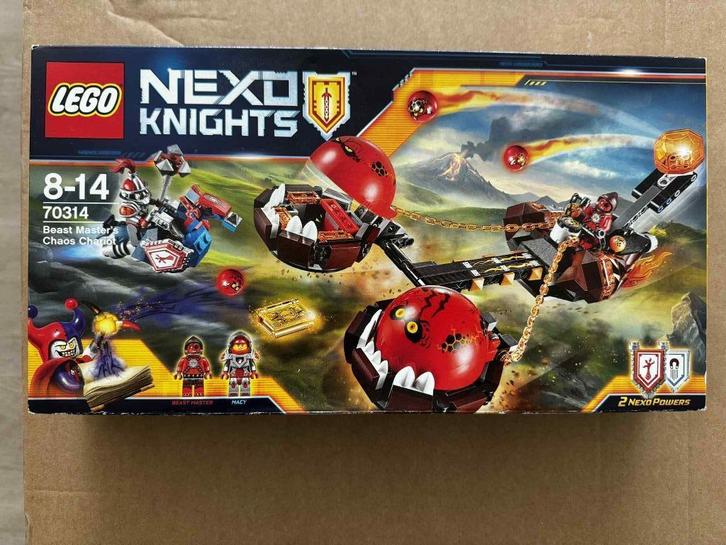 Lego Nexo Knights 70314 Beast Master's Chaos Chariot, Kinderen en Baby's, Speelgoed | Duplo en Lego, Nieuw, Lego, Complete set
