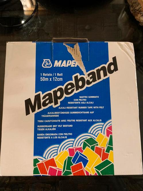 Mapei mapeband 12 cm rubber waterdichtend, Doe-het-zelf en Bouw, Isolatie en Afdichting, Nieuw, Vloerisolatie, Muurisolatie, Overige materialen