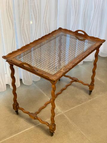 Chariot de service rare, Maison & Meubles, Tables | Tables d'appoint, Enlèvement, Bois