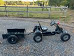 Gocart skelter Mammoet met aanhang, Ophalen, Gebruikt, Mammoet, Met kar of aanhanger