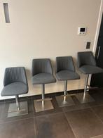 Bar stoelen, Huis en Inrichting, Ophalen, Zo goed als nieuw, Grijs, Vier