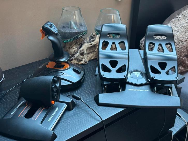 Flight Simulator - Joystick, Rudder Pedals & Throttle, Informatique & Logiciels, Joysticks, Neuf, Enlèvement