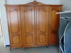 4 Deuren kleerkast + commode met 3 delige spiegel, 50 tot 100 cm, 150 tot 200 cm, Gebruikt, 50 tot 75 cm